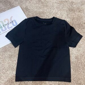 A new day medium black  Short Sleeve Tee - fitted